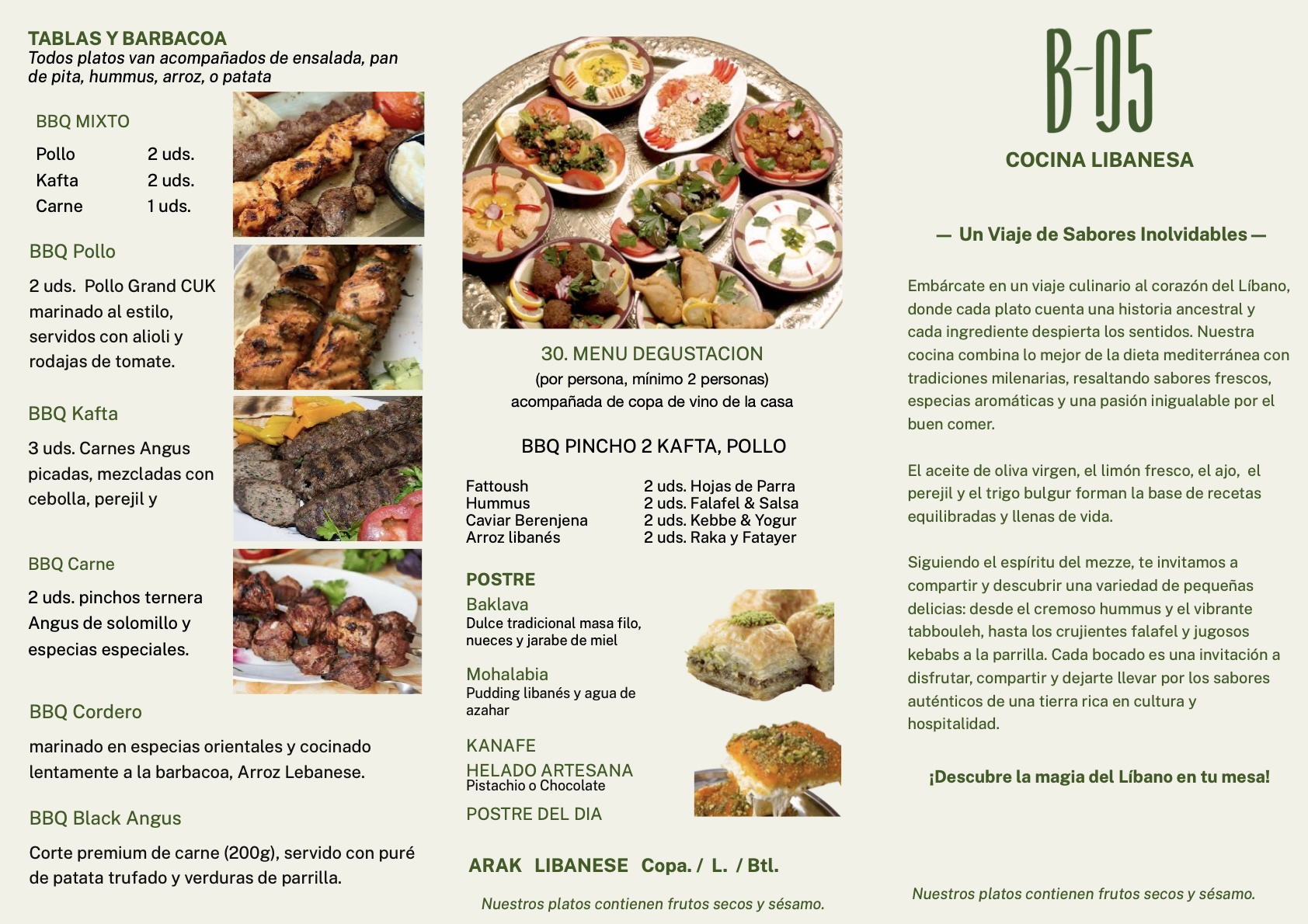 Menu Description 1