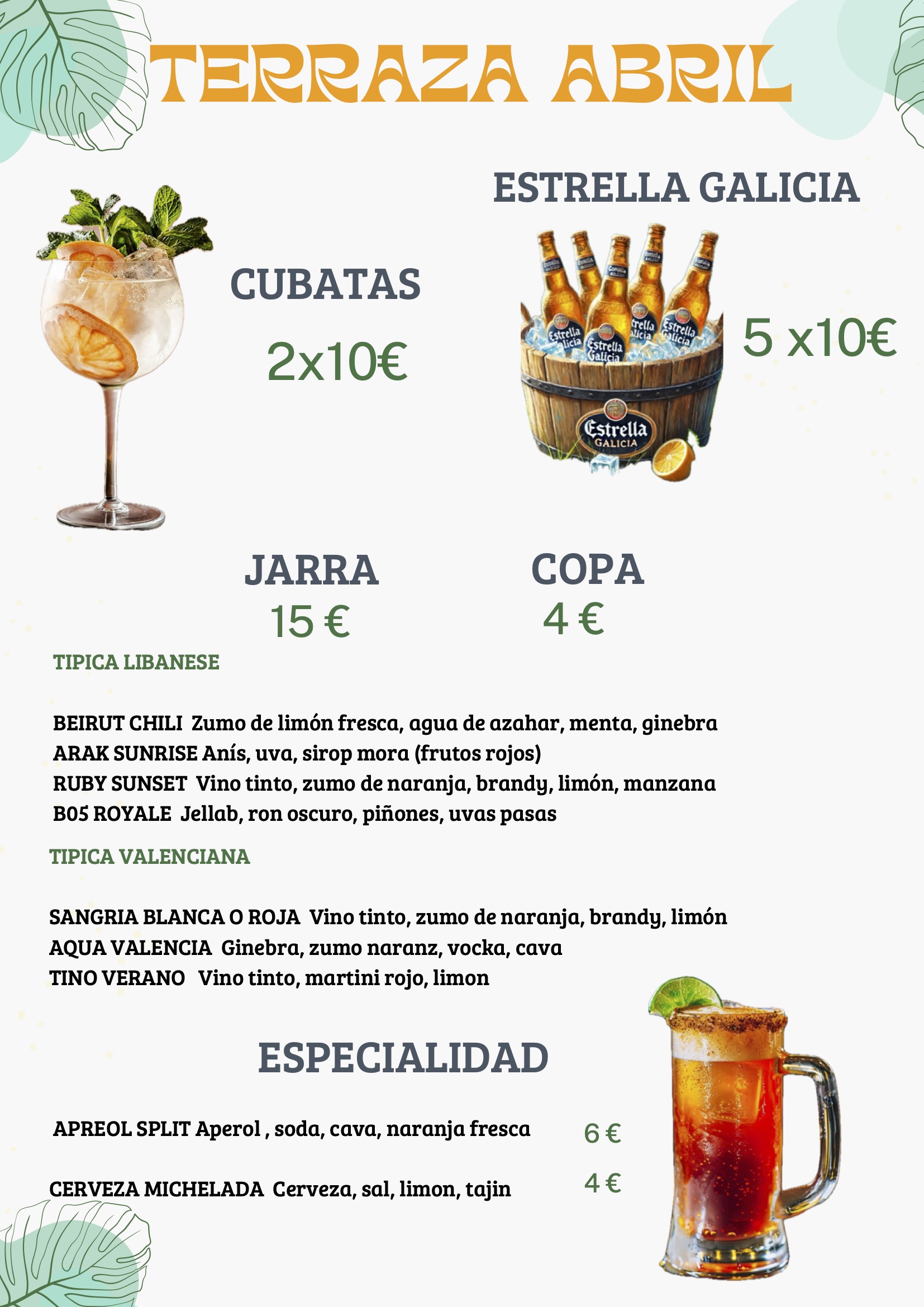 Terraza Bebidas